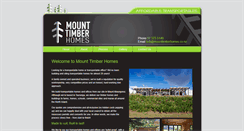 Desktop Screenshot of mounttimberhomes.co.nz